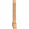 Ekena Millwork Portland Timber Gable Bracket, Western Red Cedar, 48"W x 32"H x 3 1/2"D x 5 1/2"F, 16/12 Pitch GBW048X32X0406POR00SWR - alternate 2